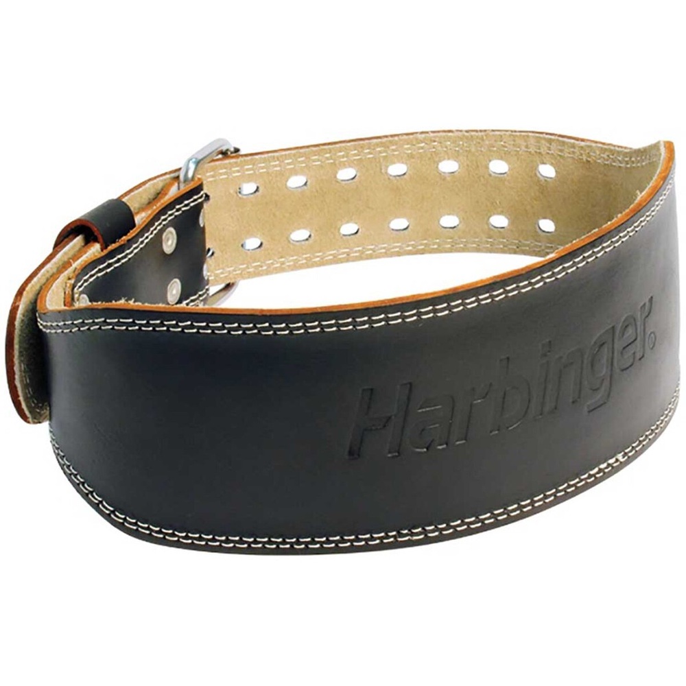 Harbinger Leather Weight Lifting Belt Padded Size M